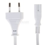 Захранващ кабел с еврощепсел и конектор IEC-320-C7 2x0.75 черен