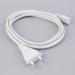 Захранващ кабел с еврощепсел и конектор IEC-320-C7 2x0.75 черен