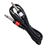 Кабел с накр. 3.5 Str-2x6.3 mono Jack 5m