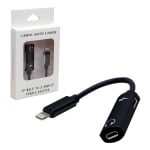 Адаптер  Lightning Input Charger and Earphone Converter Cable
