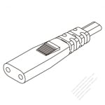 Захр.кабел CABLE AC 2x0.75 2 PIN ws-029