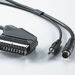 Кабел DVD Cable, EURO AV - 3.5mm M + S-Video 3m