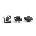Бутон 4P 12x12 h6mm  пъпка 3mm