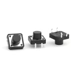 Бутон 4P 12x12 h8mm  пъпка 5mm