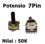 Потенциометър 1x50Kohm Long Arm 7 LEGS