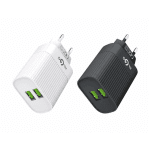 Зарядно устройство 2xUSB 220V 2.4A KC200