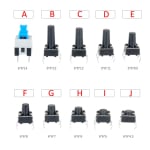 Бутон 4pin 6x6 H 1.5mm blue