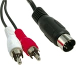 Кабел 5 DIN към 2 RCA мъжки