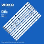 Диодни ленти комплект  10 бр/pcs 2012SV40 3228 L/R set10pcs