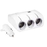 XK-0096 USB CAR CHARGER 3 SOCKET