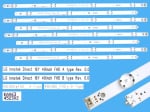 Диодни ленти комплект 8 бр/pcs AGF79100101 16Y 49INCH FHD 8