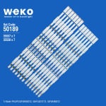 Диодни ленти комплект 14 бр/pcs.LB55037 55\" EVTLBM550E0601 с лепенка за прикрепване