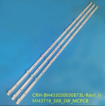 Диодни ленти комплект 3 бр/pcs  CRH-BH433030030873L-REV1.1