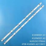 Диодни ленти комплект 2 бр/pcs  4708-K320WD-A3113 set-2 LED1528