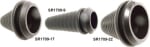 SR1709-22 Grommet; stepped; PVC; black; Øcable: 10÷22mm; t: 3mm