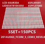 Диодни ленти комплект 30 бр/pcs SAMSUNG_2014UD65_FCOM_5_CEM3_REVO.8_150321