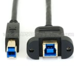Букса USB type b 3.0 PCB Panel Mount B