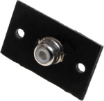 Съединител тип 1xRCA, панелен 15x30mm