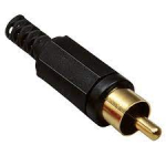 Букса NH-405 RCA MALE BLACK