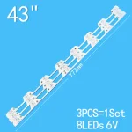 Диодни ленти комплект 3 бр/pcs OEM43LB02-LED3030F2.1 4C-LB4308-ZM1 ZM2