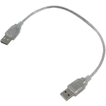 Кабел USB AM/AM 0.4 m