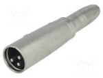 Преход XLR щепсел - 6,3 mm стерео гнездо