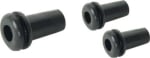 ODZ-10 Strain relief; Ømount.hole: 9.5mm; Øhole: 6.4mm;Panel thickness:max.2.4mm;Length:14.3mm; PVC; black