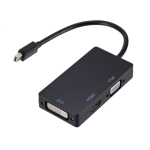 DisplayPort към HDMI DVI VGA адаптер