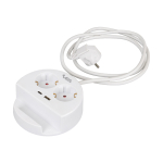 VEA VE-G1102C - групова розетка със стойка за телефон с 2 USB и TYPE-C порт