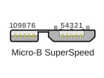 Букса USB-B Mini