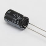 Кондензатор електр.470MF 25V  105\'C GF