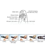 Клещи кримпващи 808-376C LAN 8P8