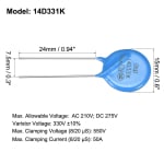 Варистор 14D331K