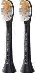 HX9092/87  HX9092/88All-in-1 Sonicare Black / White Стандартна глава за звукови четки за зъби (черна,бяла) - 2 бр./оп.