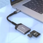 Четец за карти UA25 USB-C към SD/TF OTG до 2TB