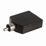 RCA чинч към 2x6,35 mm моно жак адаптер