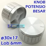 30x17 Ф6 mm silver VR026
