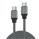 Кабел LC442C 65W Fast Type-C към Type-C 2M Сив