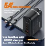 Кабел LC442C 65W Fast Type-C към Type-C 2M Сив