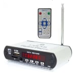 РАДИО MAGICVOICE GLASS SS-105 BLUETOOTH AUX USB/SD/MMC
