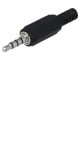 ;Мъжки стереожак JC-135 2.5mm Stereo Jack  3 pin PVC
