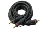 Кабел 2/2RCA златен