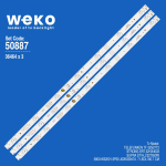 Диодни ленти комплект 3 бр/pc 5800-W32001-3P00 Ver02.00(3V) 32D3503V1W7C1B60617M