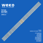 Диодни ленти комплект 4 бр/pcs  BN96-52594A 75INCH