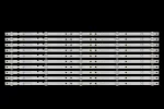 Диодни ленти комплект 10 бр/pcs CY-55DN-2W-33V-300MALED set-10 ES-3713
