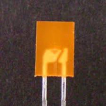 Светодиод LED 5x2mm Оранжев 625nm 5mcd/10mA 150° ;