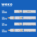 Диодни ленти комплект 12 бр/pcs 55\'\' V14 DRT REV0.0  SET