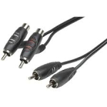 Кабел 2 RCA plug to 2 rca plug +2 RCA socket
