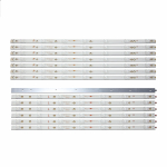 Диодни ленти комплект 14 pcs  TPT550U2 ,01N31 & 01N32  GJ-2K16-550-D714-V4-R