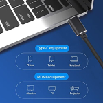 Type-C към HDMI HDTV кабел 4K 60Hz